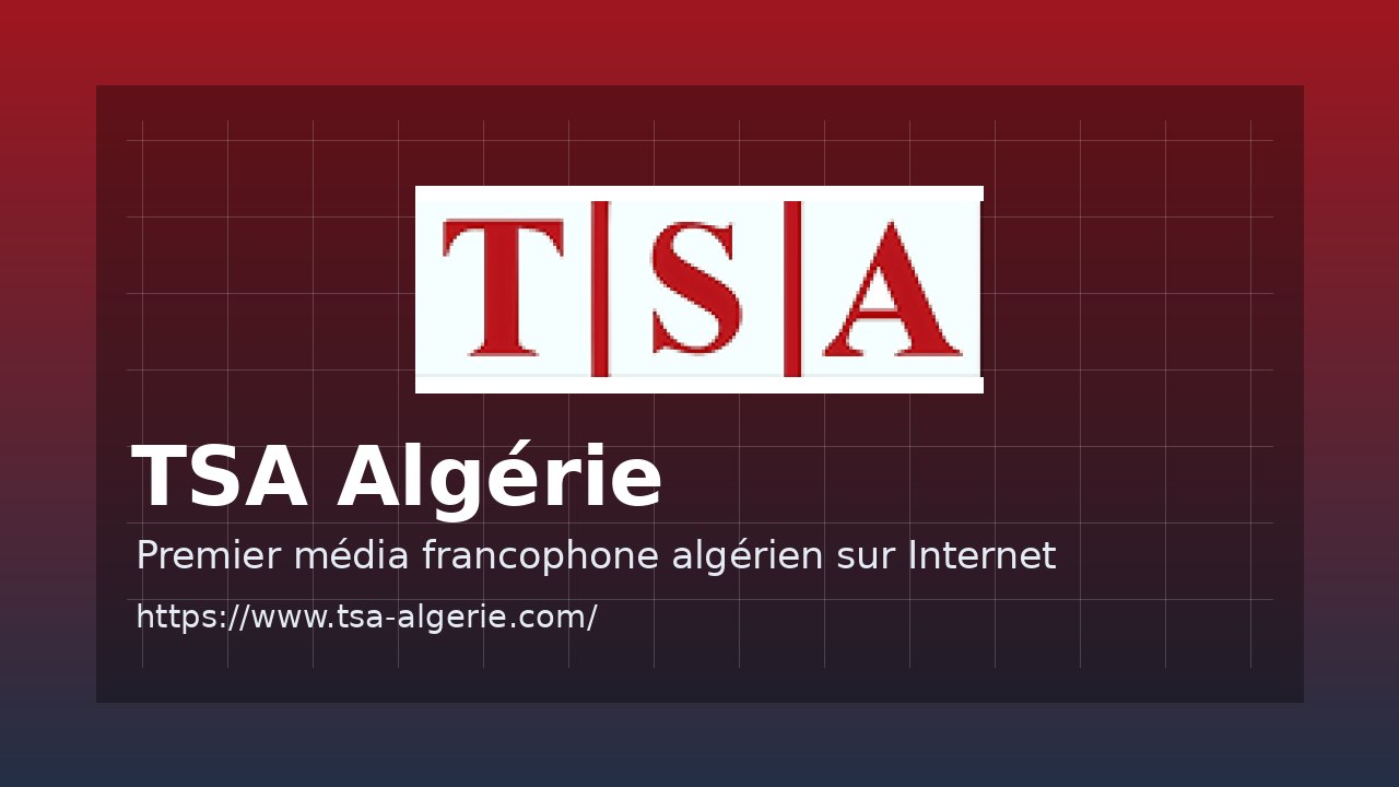 TSA Algérie: profile and contact details