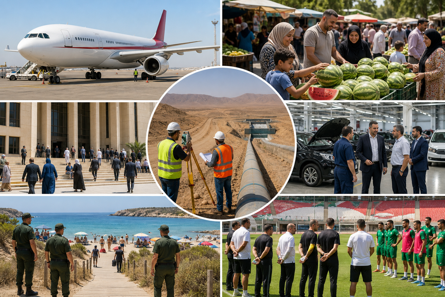 Algerien-Nachrichten vom 12. Juli 2026: Air Algerie, Wasser, Verbraucherschutz, Justiz, Mali, Autoindustrie, Strände und Sport