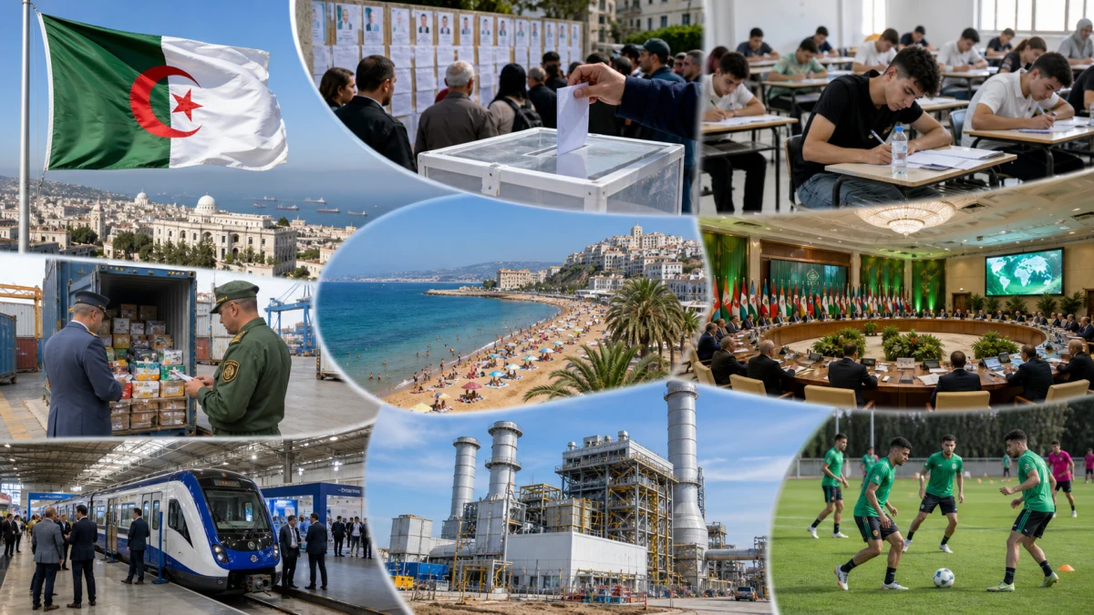 Notizie dall'Algeria del 9 giugno 2026: elezioni, maturità, ferrovie, energia e calcio
