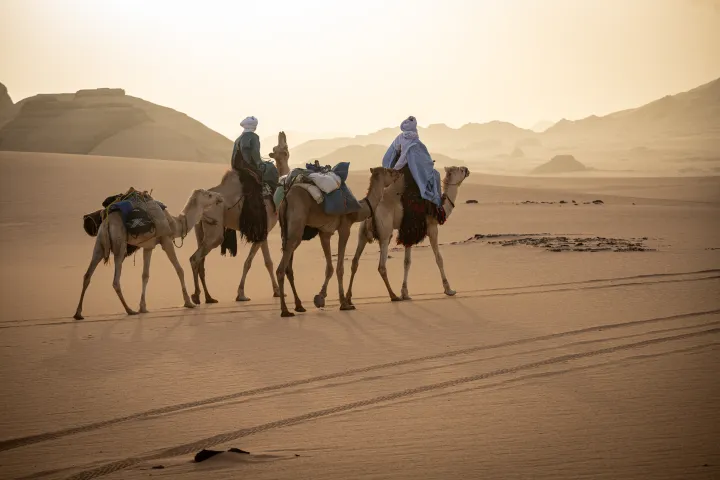 Algeria Tuareg Sahara Desert in Algeria