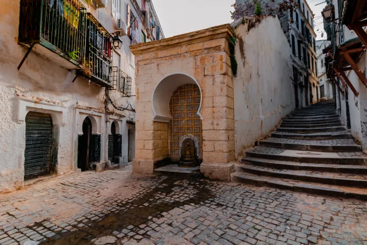Algiers Casbah Narrow Streets in Algeria