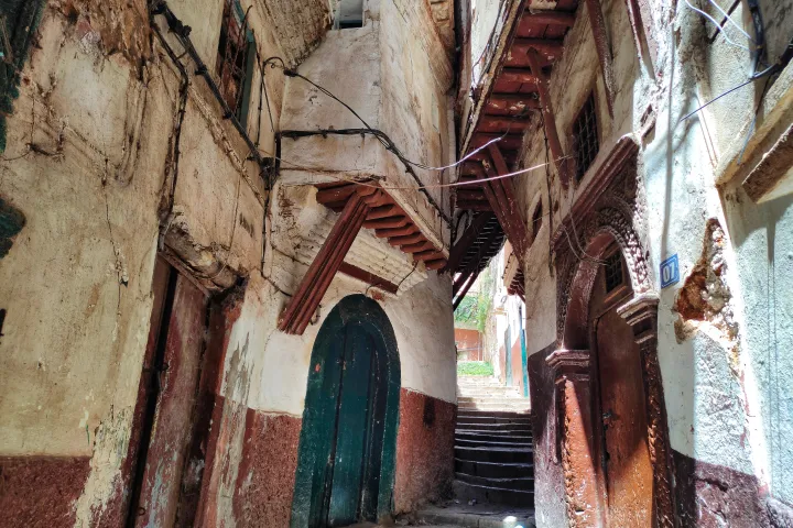Algiers Casbah Old Buildings in Algeria