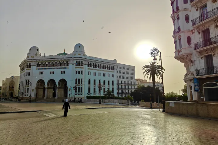 Algiers Grande Poste Morning in Algeria