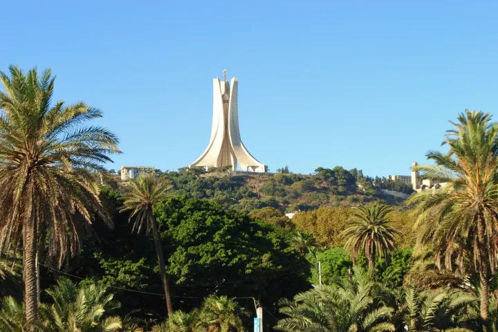 Algiers Martyrs Memorial in Algeria