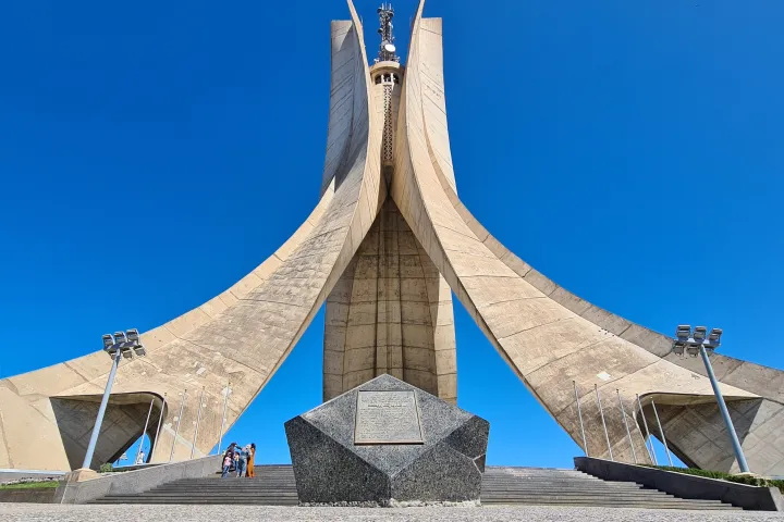 Algiers Martyrs Memorial Shrine in Algeria