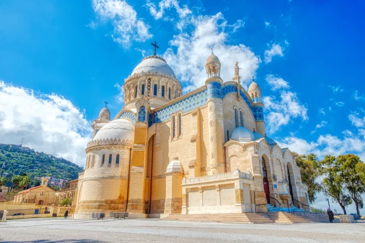 Algiers Notre Dame Afrique Basilica in Algeria