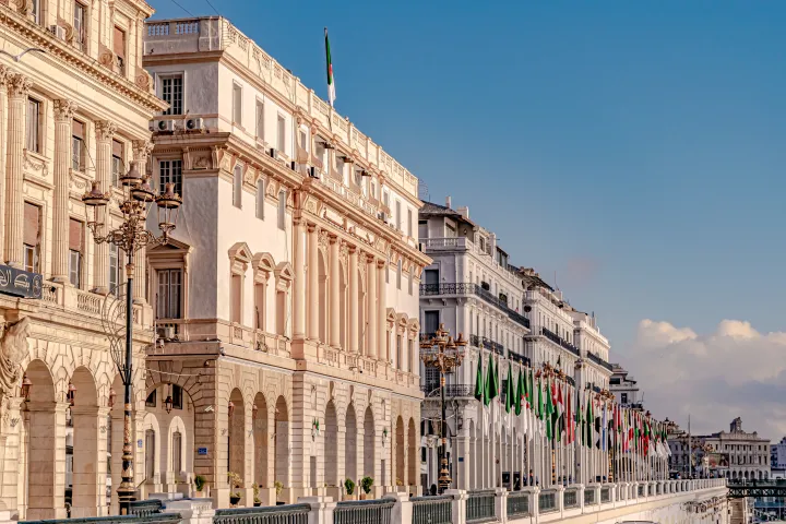 Algiers Zighout Youcef Boulevard in Algeria