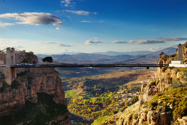 Constantine City Of Bridges Panorama in Algeria