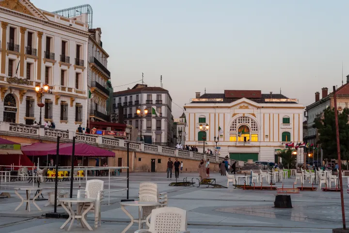 Constantine Evening Bridges in Algeria