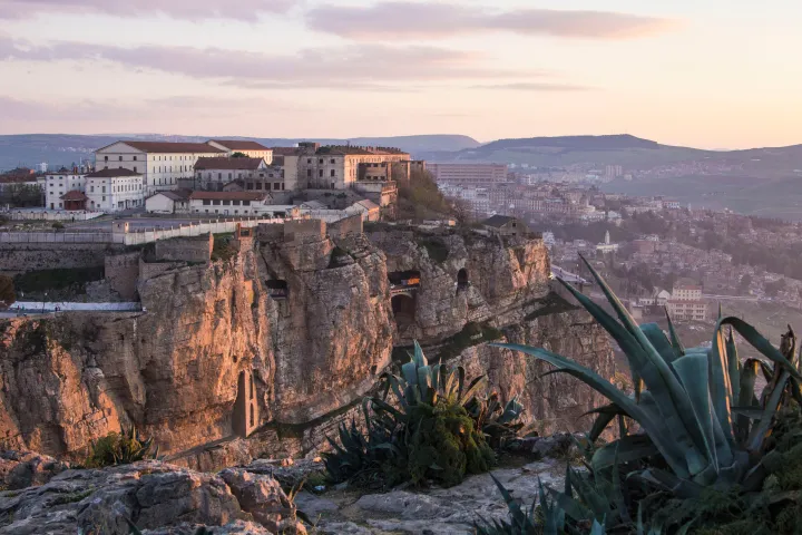 Constantine Evening City Bridges in Algeria
