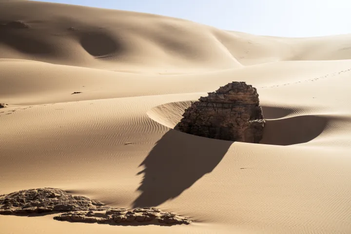 Djanet Tadrart Rouge Tassili Najjer Desert in Algeria