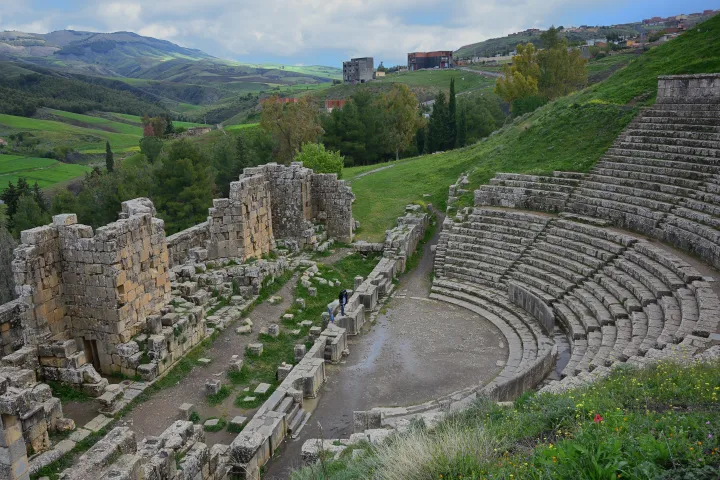 Djemila Roman Ruins Unesco in Algeria