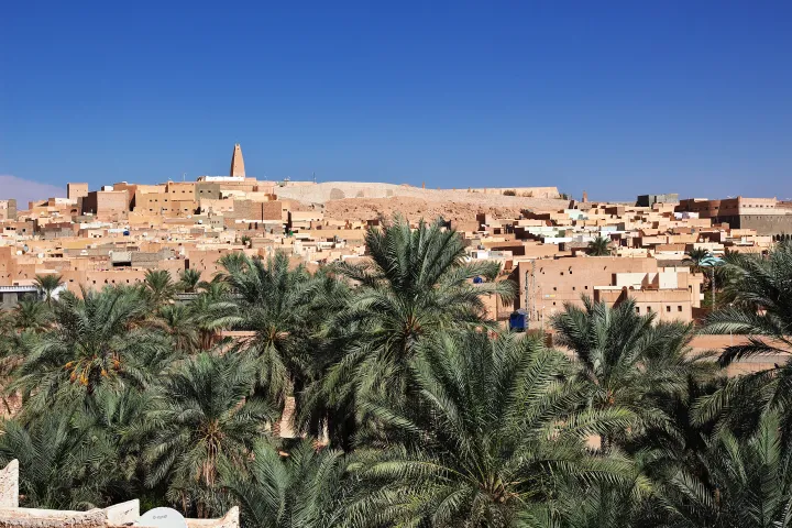 Ghardaia Mzab Sahara Desert in Algeria