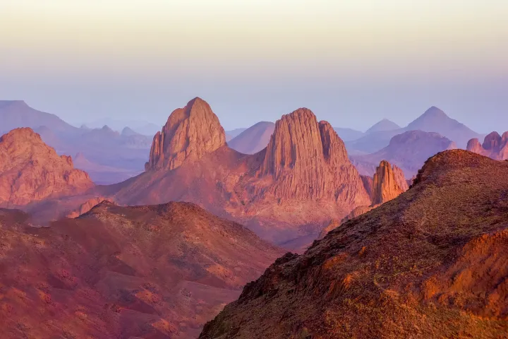 Hoggar Rock Formation Tamanrasset in Algeria