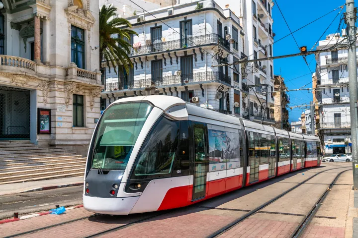 Oran City Tram Centre in Algeria