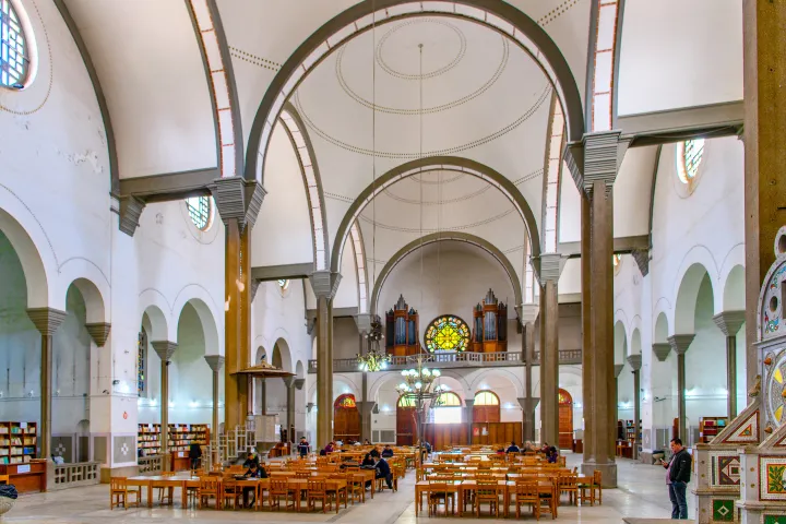 Oran Sacred Heart Cathedral Library Interior in Algeria