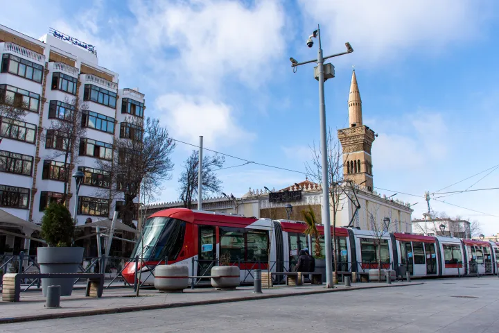 Setif El Atik Mosque Tram in Algeria