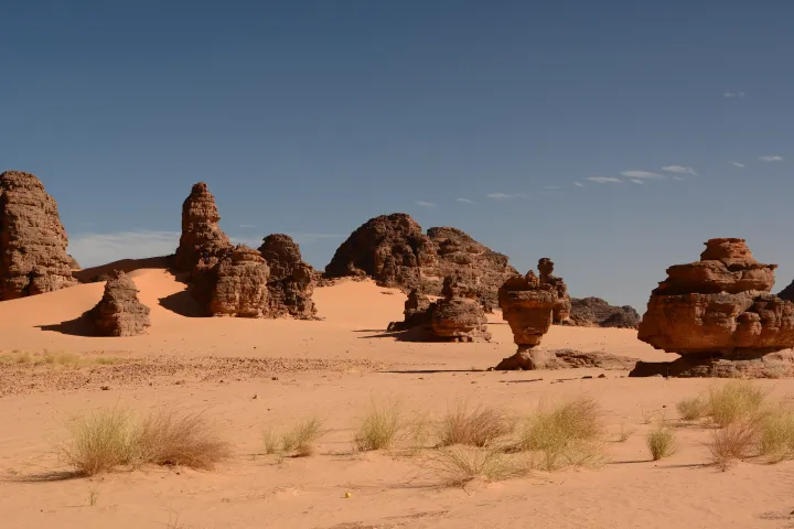 Tassili Najjer Djanet Landscape in Algeria