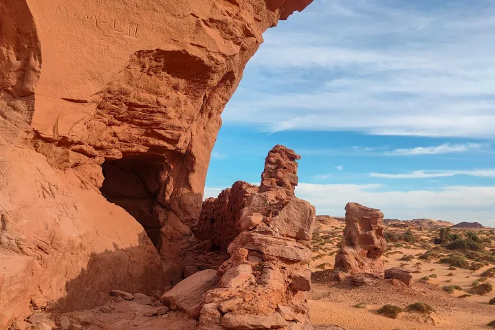 Timimoun Petit Tassili Red Clay Ksar in Algeria