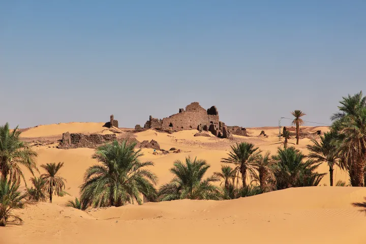Timimoun Sahara Oasis Dune in Algeria