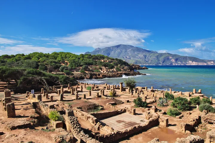 Tipaza Ancient Roman Ruins in Algeria
