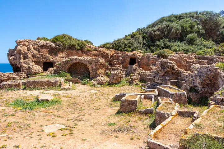 Tipaza Roman Archaeological Park in Algeria