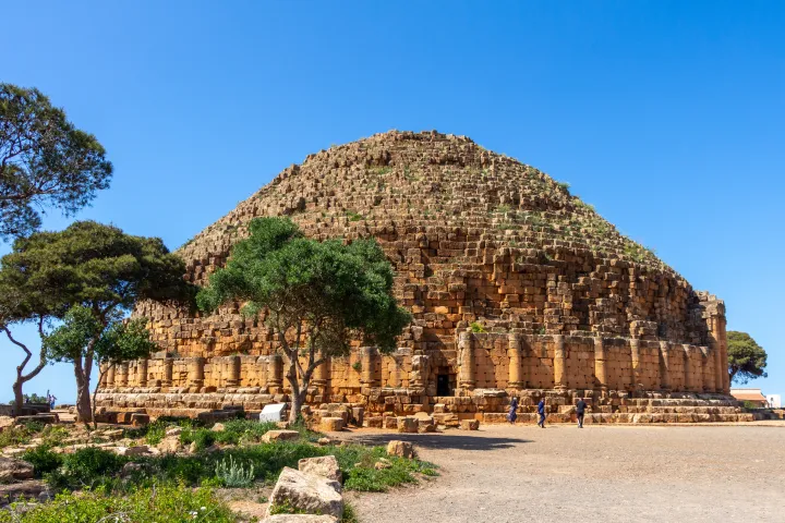 Tipaza Royal Mausoleum Mauretania in Algeria
