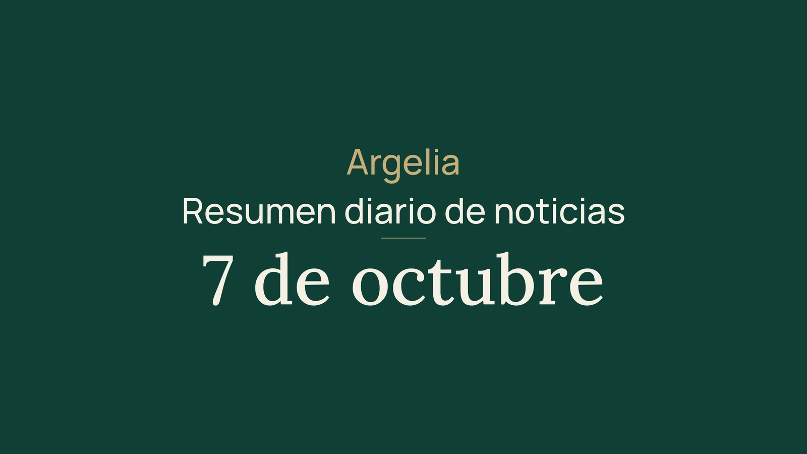 Argelia, 7 de octubre: elecciones locales, industria y victoria de la selección