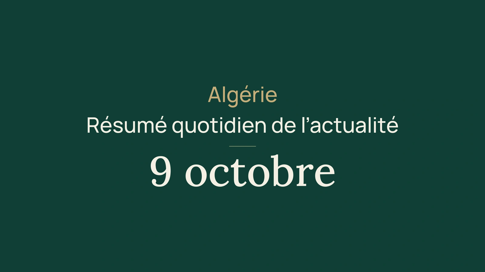 Algérie : méthane, coopération à Oslo et rendez-vous de l’économie circulaire