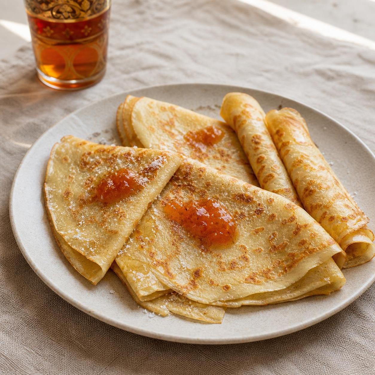 Crêpes fait maison: Algerian pastry recipe