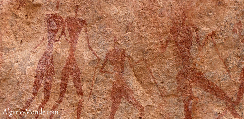 Rock painting at Tassili n'Ajjer