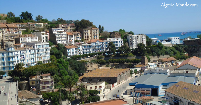 Béjaïa — vue depuis place guidon bejaia