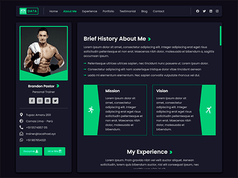 Trainer resume template
