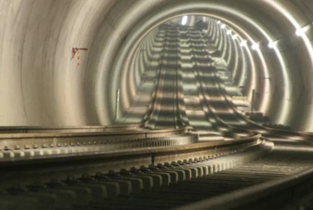Tunnel metro alger in Algiers, Algeria