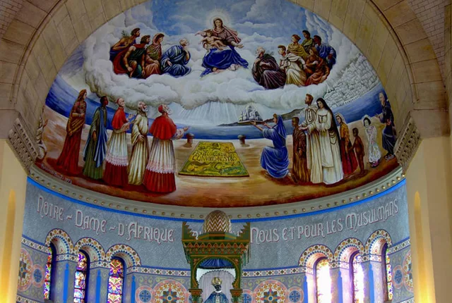 Interieur basilique notre dame afrique alger 1 in Algiers, Algeria