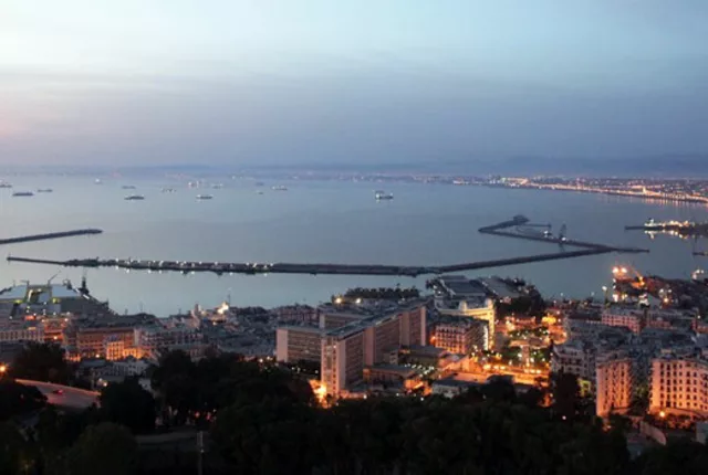 Alger la nuit in Algiers, Algeria