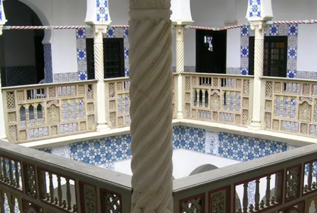 Cour interieure palais des rais casbah alger in Algiers, Algeria