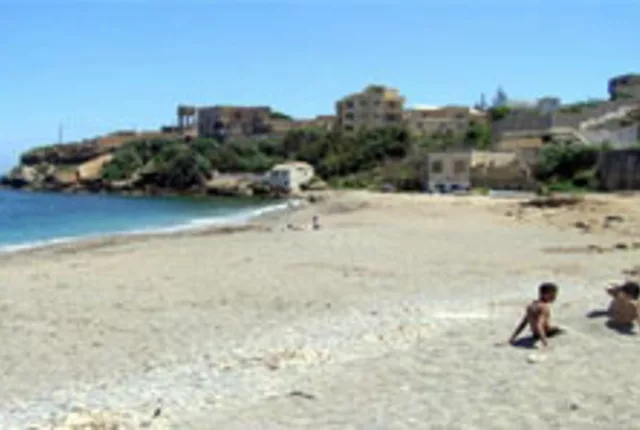 Plage grand rocher ain benian in Algiers, Algeria
