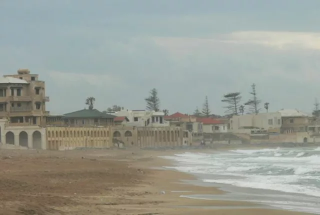 Plage moretti staoueli in Algiers, Algeria