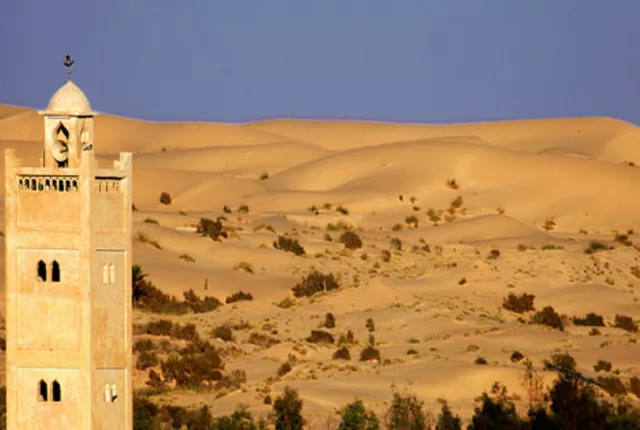 Minaret el oued in El Oued, Algeria