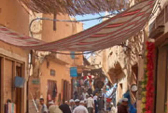 Ruelle commercante ghardaia in Ghardaïa, Algeria