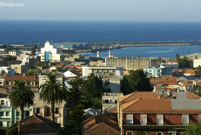 Ville jijel in Jijel, Algeria
