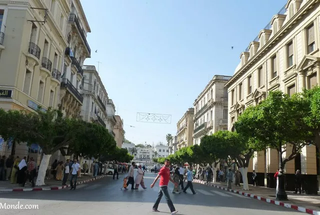 Avenue mostaganem in Mostaganem, Algeria