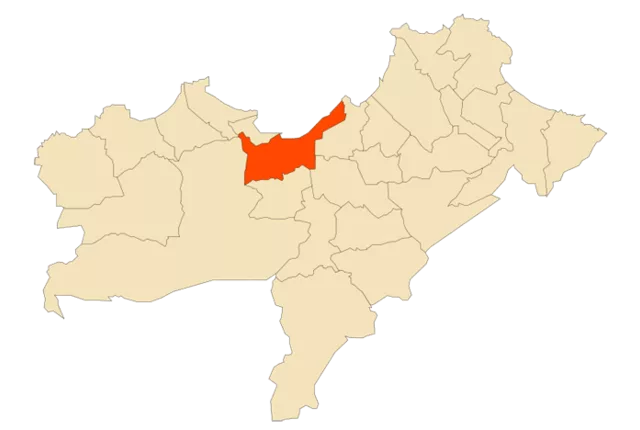 Plan daira oran in Oran, Algeria