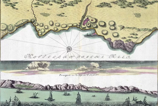 Carte oran 1732 small in Oran, Algeria