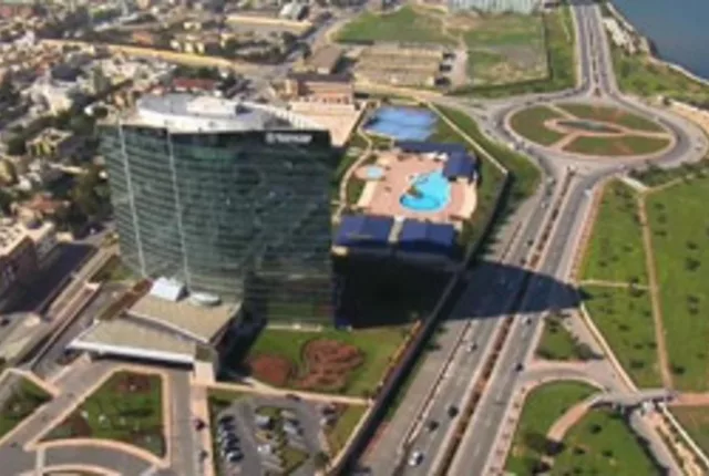Vue aerienne hotel sheraton oran in Oran, Algeria