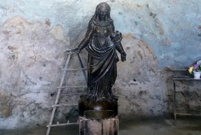 Statue vierge marie chapelle santa cruz oran in Oran, Algeria