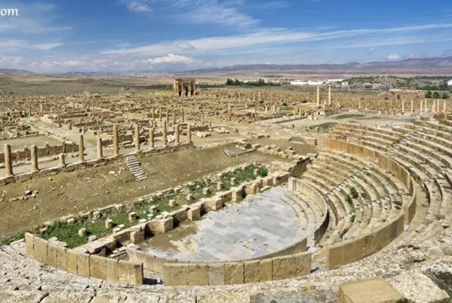 Ruines timgad in Timgad, Algeria