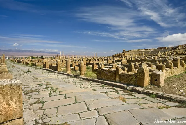 Ruines romaines timgad 3 in Timgad, Algeria
