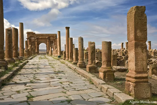 Ruines romaines timgad 4 in Timgad, Algeria
